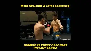MARK ABELARDO VS SHINE ZOLTSETSEG FIGHT | Instant Karma‼️#shorts#one #mma