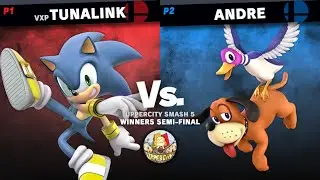 UpperCity Smash 5 - Andre (Duck Hunt Duo) vs TunaLink (Sonic) - Winners Semi-Final