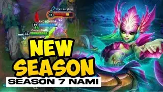 Wild Rift: NEW SEASON 7 NAMI SUPPORT GAMEPLAY | PUSH RANK WITH NAMI | WILD RIFT NAMI BUILD & RUNES