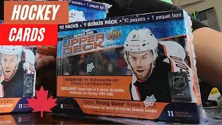 🏒2021 Hockey Cards Walmart Mega retail break 🔥 Kids opening hockey cards 🎫 Win Free Hockey cards