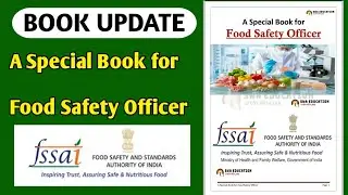 FSSAI BOOK Update : Central Food Safety Officer & Technical Officer @SwaEducation