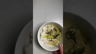 green curry for breakfast ! #vegan