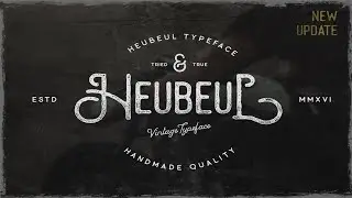Heubeul Vintage Typeface (UPDATE) Font Free Download