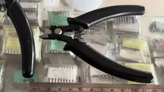 EDSYN KP101 (made in USA) micro cutting pliers for cutting excess solder wires #edsyn