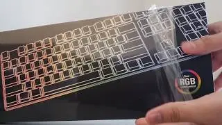Unboxing Sharkoon Purewriter RGB Kailh Blue [PT-BR]