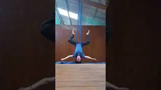 14 aerial yoga straddle invert