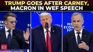 ‘Canada lives because of US’: Trump BLASTS Carney at WEF; jokes ‘What the hell happened to Macron’?