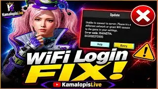 Bgmi WiFi Login FIX! 🔥 Unable to Connect to Server | Error Code Solved #bgmi #pubgmobile