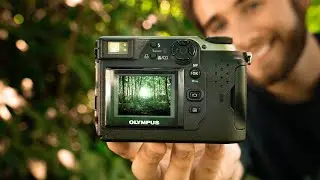 $10 Old Digital Camera That Looks Like Film | Olympus C-3000