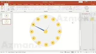 Microsoft PowerPoint Clock Animation