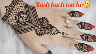 Attractive Back hand Mehndi Design ||Simple and Easy mehndi Design || Stylish Mehndi Design #mehandi