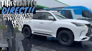 2020 Lexus LX570 on Method MR703 17x8.5 5x150 +35 Offset Part#MR70378558535 and Tires 285/70/17 BFG