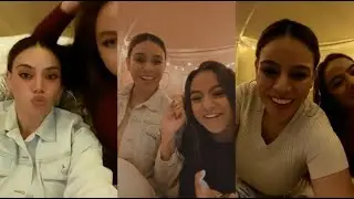 Dinah Jane live on IG (going live with fans)