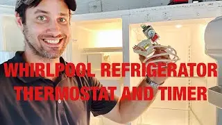 Inglis Whirlpool side by side refrigerator not cooling all the time | thermostat and defrost timer