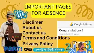 How To Create Privacy Policy, Disclaimer & Terms And Condition Page In WordPress Blog Website Bangla