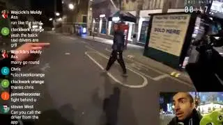 Live streamer saving man from an armed robbery attempt in London. | #VOLFTV