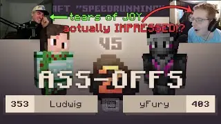 Ludwig Actually IMPROVES?!  | Ludwig vs yFury  | MCSR ASS-OFFS