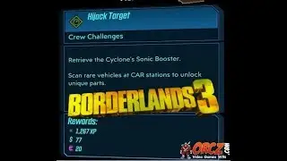Borderlands 3: Hijack Target Sonic Cyclone Gameplay Walkthrough