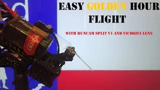 6 inch QAV Clone and Golden Hour with EMAX ECO 1700kv, RunCam Split V1, and a Vicdozia Lens