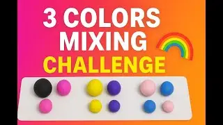 Color Fusion Experiment 🎨 | Relaxing Clay Mixing ASMR
