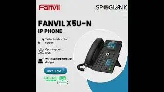 Fanvil X5U N ip Phone #Spoglink @FanvilOfficial #iphone