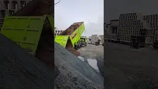 sand unloading process