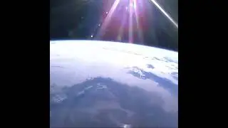 Sunset and Sunrise View from Space