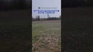 Texas hail leads woman to say &ldquo;Holy Macaroni&rdquo; | #shorts #newvideo #trending #youtube #subscribe