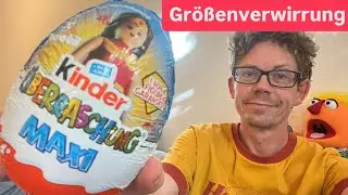 Kinder &Uuml;berraschung Maxi Ei mit Playmobil: Neues &Uuml;-Eis auspacken und Gr&ouml;&szlig;enverwirrung!