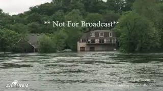 Branson, Missouri - Lake Taneycomo - Large Homes Flooded (Table Rock Dam Release) - May 1st, 2017