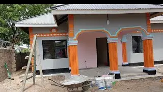 Another Beautiful Day in construction:2 bedroom house transformation journey (painting) 