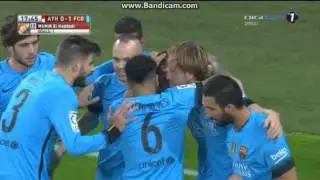 Munir Goal vs Athletic Bilbao 1-0  copa del rey  20.01.2016