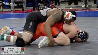 174lbs Mehki Lewis (Virginia Tech) vs Vic Marcelli (Virginia)