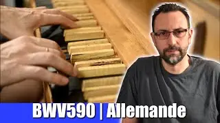 BWV590 | Allemande | Homemade Pipe Organ (Organo a canne autocostruito)