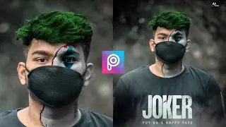 PicsArt joker concept photo editing step by step / joker concept edit