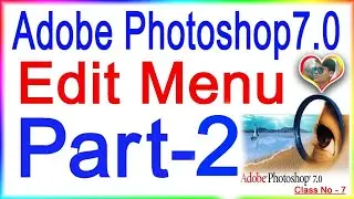 #Photoshop# Photoshop edit menu all option in one video.... more 