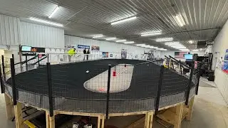 6amRC. Side Stop. Thunder Dome Bankef Oval Track 