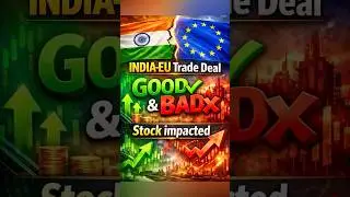 INDIA&ndash;EU Trade Deal 🔥 Winner & Loser Stocks