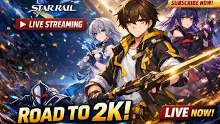 Honkai Star Rail LIVE 🔥 | Road to 2K Subscribers 🚀 | Knight Hunter Gaming