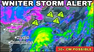 🔴 LIVE - GET READY FOR MAJOR WINTER STORM & BLIZZARD CONDITION