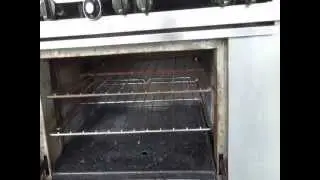 Southbend 303 Commercial Restaurant 6 Burner Stove Range with Griddle and oven