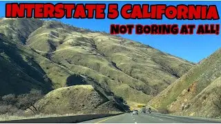 CALIFORNIA LANDSCAPE THROUGH INTERSTATE 5 FROM LOS ANGELES TO REDDING