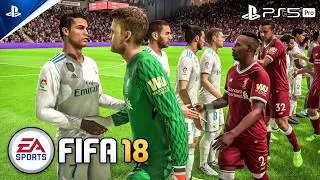 FIFA 18 - Real Madrid vs Liverpool | PS5 Pro Gameplay [4K]