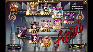 TOA Hell April 2025 Stage 1-10 (30Stars) - Summoners War