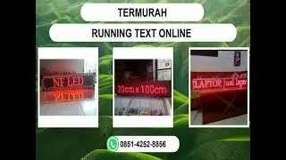 Termurah, 0851-4252-8856 Jual Running Text Masjid Surabaya