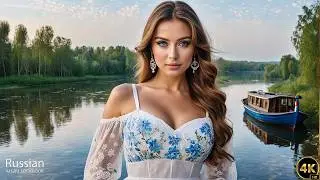 4K AI Art Lookbook｜Sensual Russian Beauty in Traditional Attire