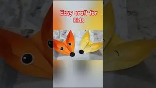 Easy craft for kids ##craftforkidseasy #craftforkidswithpaper #funcraftideas #funcraftideasforkids