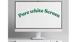 Ultimate Tiled White Screen Experience: Boost Focus, Reduce Eye Strain, and Enhance Productivity