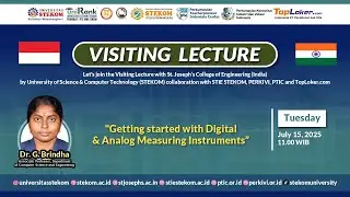 VL:Getting started with Digital & Analog Measuring Instruments-St. Joseph's College of Engineering 2