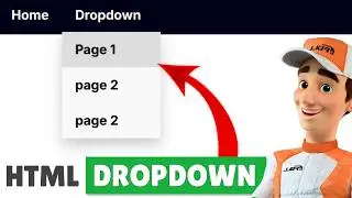 How to Create  Drop Down Menu in HTML & CSS